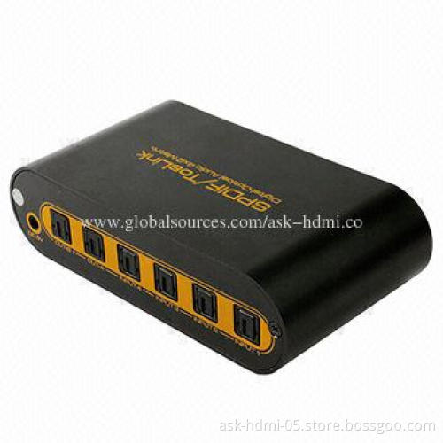 Digital Audio Matrix 4x2, Spdif Matrix, 5V DC/1A Power Supply
